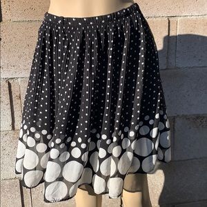 ELLE PLEATED CHIFFON SKIRT WOMEN SIZE S